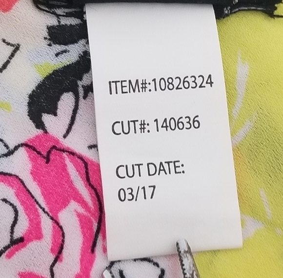 Torrid women's Georgette Floral Print Layered Criss Cross Cami, Size 2 - Picture 7 of 8